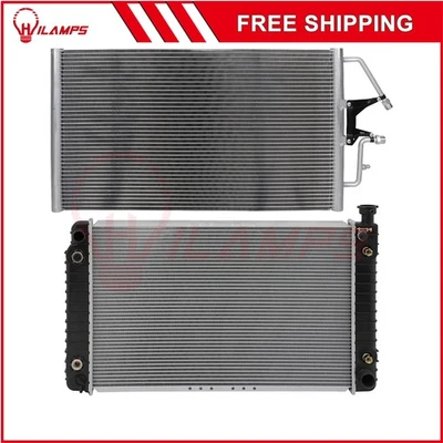 For 96-99 Chevrolet C1500 1998 Chevrolet K2500 Radiator & Condenser Cooling Kit — 第 1/4 张图片