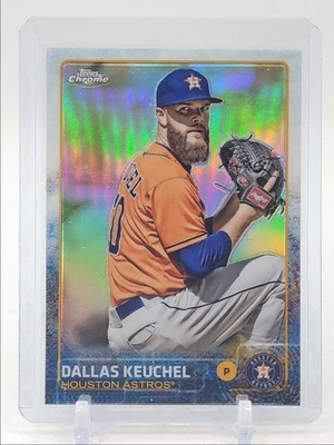 DALLAS KEUCHEL 2015 TOPPS CHROME BASEBALL ASTROS Q3152 - Image 1 of 2