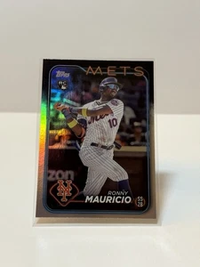 2024 Topps Serie 1 Ronny Mauricio #224 Rookie Rainbow Foil Mets - Imagen 1 de 2