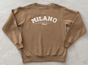 Sudadera DEPARTURE Milano Cuello Redondo Marrón Tostado Para Mujer Talla S - Imagen 1 de 10