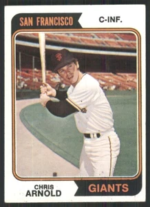 1974 Topps #432 Chris Arnold San Francisco Giants 595 - Picture 1 of 2