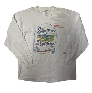 Camiseta De Colección NAPA Valley Wine Marathon Para Hombres Grande Sutter Hogar Gráfico Años 90 - Imagen 1 de 3