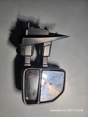 OEM 2021-2023 Ford F-150 Chrome Power Tow Mirror RH Camera Blind Spot Extendable - Image 1 of 4