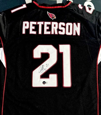 Camiseta firmada por Patrick Peterson Nike Arizona Cardinals certificada por Beckett  Foto 1 de 2