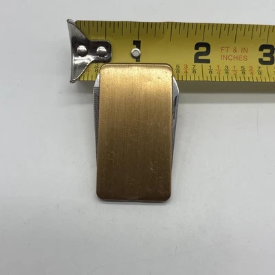 Small Flat Skinny Pocket Knife Whiskey Knife 2 Tool File & Knife ANVIL USA - Image 1 of 4