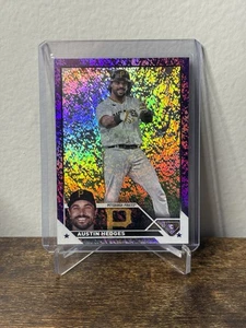 2023 Topps Series 2 - #385 Austin Hedges - Purple Foil - /799 - Pirates - Picture 1 of 2