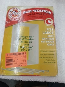 Ideal Pet Products Ruff Weather GRANDE Kit de Pared RWXLWK Se Adapta a Solapa 9 3/4" x 17" - Imagen 1 de 4