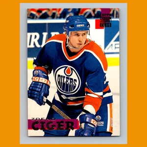 Zdeno Ciger #229 1994-95 Stadium Club Edmonton Oilers Hockey Card NHL - Picture 1 of 3