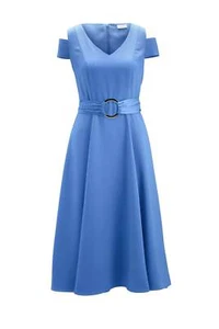 HEINE Damen Kleid m. Gürtel, aqua - Bild 1 von 4