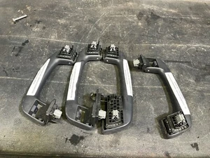 12-18 OEM BMW F30 F10 F80 G12 X3 F25 INTERIOR ROOF TOP GRAB HANDLE SET BLACK - Bild 1 von 2