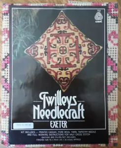 Twilleys of Stamford Needlecraft Needlepoint Cushion Kit "EXETER" NO YARN - Picture 1 of 4