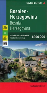 Bosnien-Herzegowina Autokarte 1:200000 Straßenkarte von freytag & berndt - Bild 1 von 2