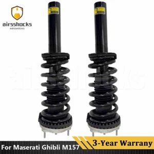 Pair Front Left Right Shock Absorbers Fit Maserati Ghibli AWD 2014-19 670008897 - Picture 1 of 8