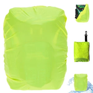 Regenhülle Universal passend Rucksack Schulrucksack Schulranzen Regenschutz Neon - Bild 1 von 16