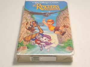 The Rescuers Down Under (VHS, 1991) #1142 Disney Black Diamond - NEW SEALED! - Picture 1 of 4