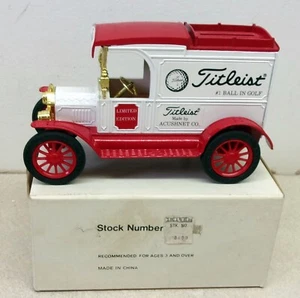TITLEIST #1 IN GOLF 1913 FORD MODEL T VAN 1987 DIECAST ERTL BANK #9489 - Picture 1 of 2