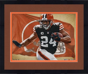 Signed Nick Chubb Browns 16x20 Photo - Picture 1 of 1