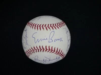 Chicago Cubs 1969 firmado oficial OMLB béisbol con 18 firmas carta de certificado de autenticidad de la JSA Foto 1 de 4