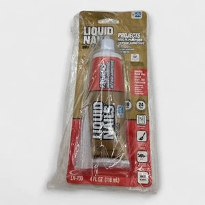 Liquid Nails LN-700 Adhesive 4 oz Small Projects & Repairs Strong Multi-Purpose - Picture 1 of 6
