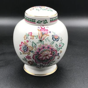 Vintage Royal Winton Floral Ceramic Ginger Jar Staffordshire England 5.5" Tall - Picture 1 of 10