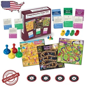 Interactive Reading Comprehension Games Trio for Grades 2-3 - Educator Approved! - Picture 1 of 11