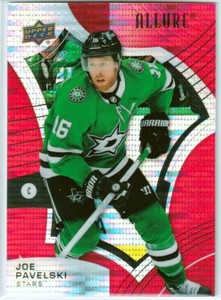 2021-22 Upper Deck Allure RED RAINBOW Joe Pavelski  #74  SP