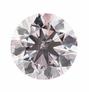 0.30 Carat Very Light Pink Diamond Certified Natural Color Loose Round Shape - Picture 1 of 8