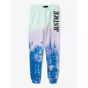 Pantalón para correr de lana Justice Girls TALLA XS 5-6, tinte de corbata nuevo con etiquetas - Imagen 1 de 4