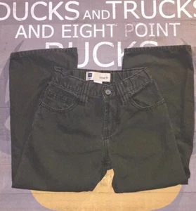 Boys Gap Green Loose Fit Pants Sz. 5 Reg - Picture 1 of 6