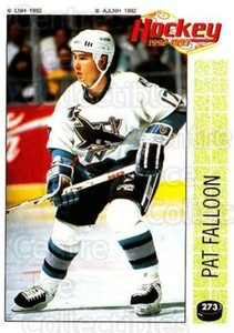 1992-93 Panini Stickers French #273 Pat Falloon