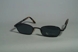 Augusto Valentini Black/Purple/Tortoise Vintage Oval Sunglasses 8010 90s/Y2K - Picture 1 of 5