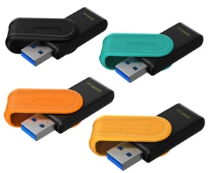 Kingston 512GB 256GB 128GB 64GB DTXS Exodia Tapa Giratoria Flash USB 3.2 Unidad Lote - Imagen 1 de 8