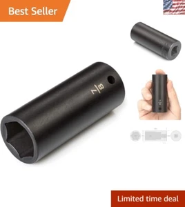 Alloy Steel 1/2 Inch Drive Impact Socket - 7/8 Inch Deep with Radiused Corners - Picture 1 of 6
