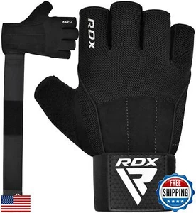 RDX Trainingshandschuhe, 15 Zoll langer Stützgurt Antirutsch Handflächenschutz mit - Bild 1 von 5
