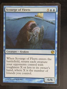 Scourge of Fleets 51/165 Rare Journey into Nyx Non Foil MTG - Picture 1 of 5