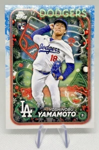 2024 Topps Holiday - #H88 Yoshinobu Yamamoto (RC) LA Dodgers - Picture 1 of 2