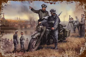 Retro Blechschild WEHRMACHT 30 x 20 cm Metallschild Vintage Nostalgie (1097) - Bild 1 von 5