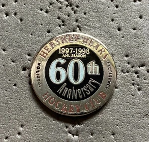 Hershey Bears Hockey Club 60th Anniversary 1997-1998 Season AHL Hockey Pin - Imagen 1 de 2