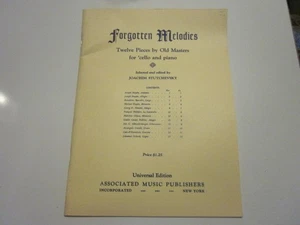 VERGESSENE MELODIEN 12 STÜCKE ALTER MEISTER FÜR CELLO & KLAVIER Notenbuch - Bild 1 von 4