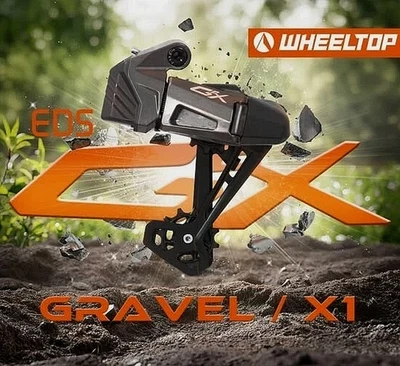 Wheeltop EDS GeX Gravel Bike Disc Brake 93mm Electronic Groupset GX-RX6601-SGS - Image 1 of 4