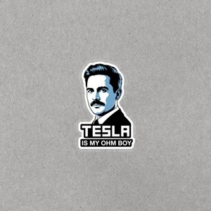 Pegatina Science Pioneer Inventor diseño azul eléctrico #6564 - Imagen 1 de 1