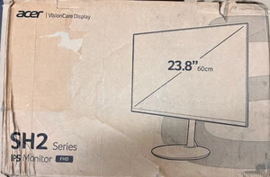 Acer SH242Y Ebmihx 23.8" FHD 1920x1080 Ultra-Thin IPS Computer Monitor - Picture 1 of 2