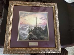 Thomas Kinkade, Framed Painting “Sunrise” Library Edition, - Picture 1 of 4