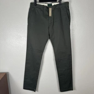 NEU J Crew Always Hose Herren Größe 31x34 Grün 484 Slim Fit Defekt Chinohose - Bild 1 von 7