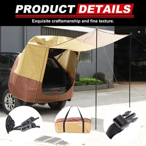 Coffee Color Tailgate Camping Insect-Proof Net Tent For Mitsubishi ASX 2011-2018 - Picture 1 of 11