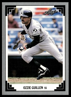 1991 Leaf Ozzie Guillen Chicago White Sox #331 - Image 1 of 2