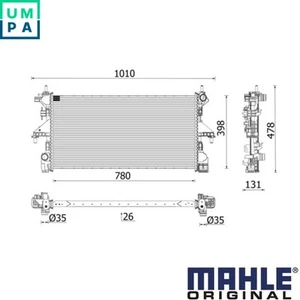 RADIATOR ENGINE COOLING CR 2631 000P FOR FIAT DUCATO/Van/Platform/Chassis/Bus - Picture 1 of 16