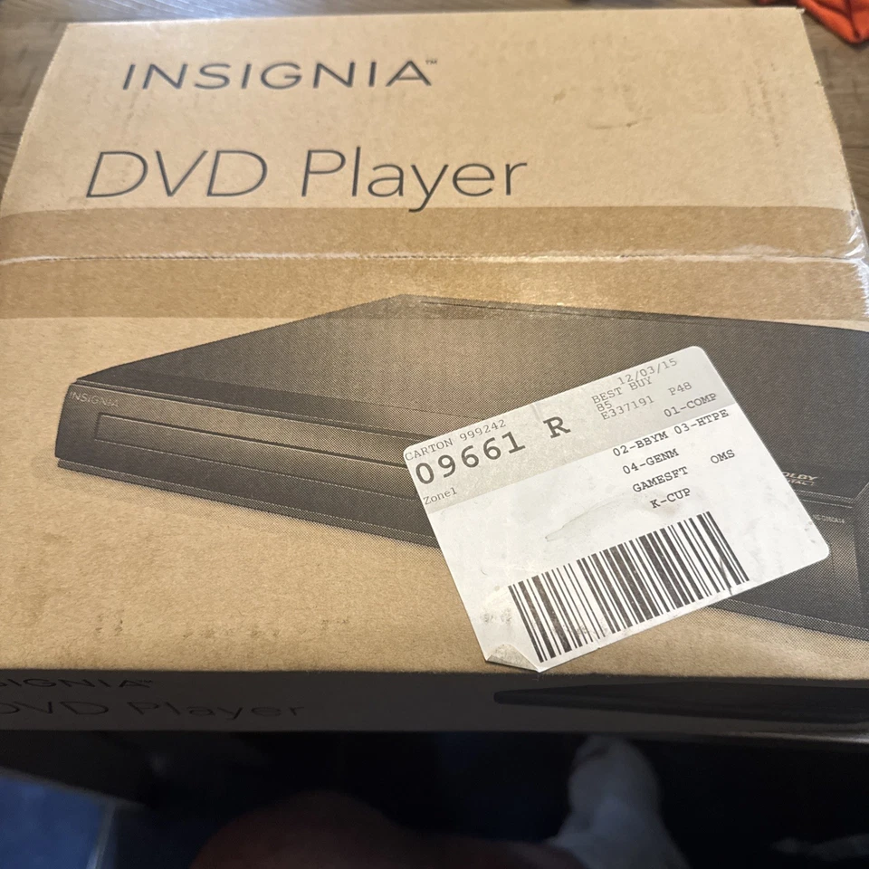 Nuevo reproductor de DVD de caja abierta Insignia NS-D160A14 REPRODUCTOR DE DVD/CD Foto 1 de 4