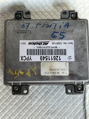 Computadora Pontiac G5 2007-2010 motor ecu ecm 12611549 ypcx oem (aa 354) Foto 1 de 3