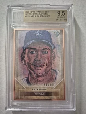 Alex Rodriguez 40/40 Club Card /95 - Image 1 of 2